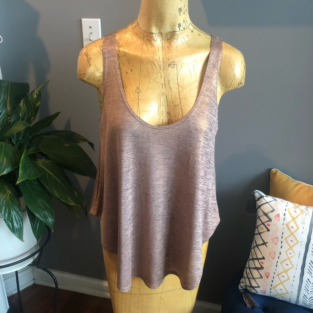 H.I.P Rose Gold Tank Top - Size S.